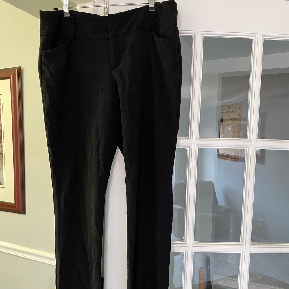 Boot cut AB studios black trouser. Size 12